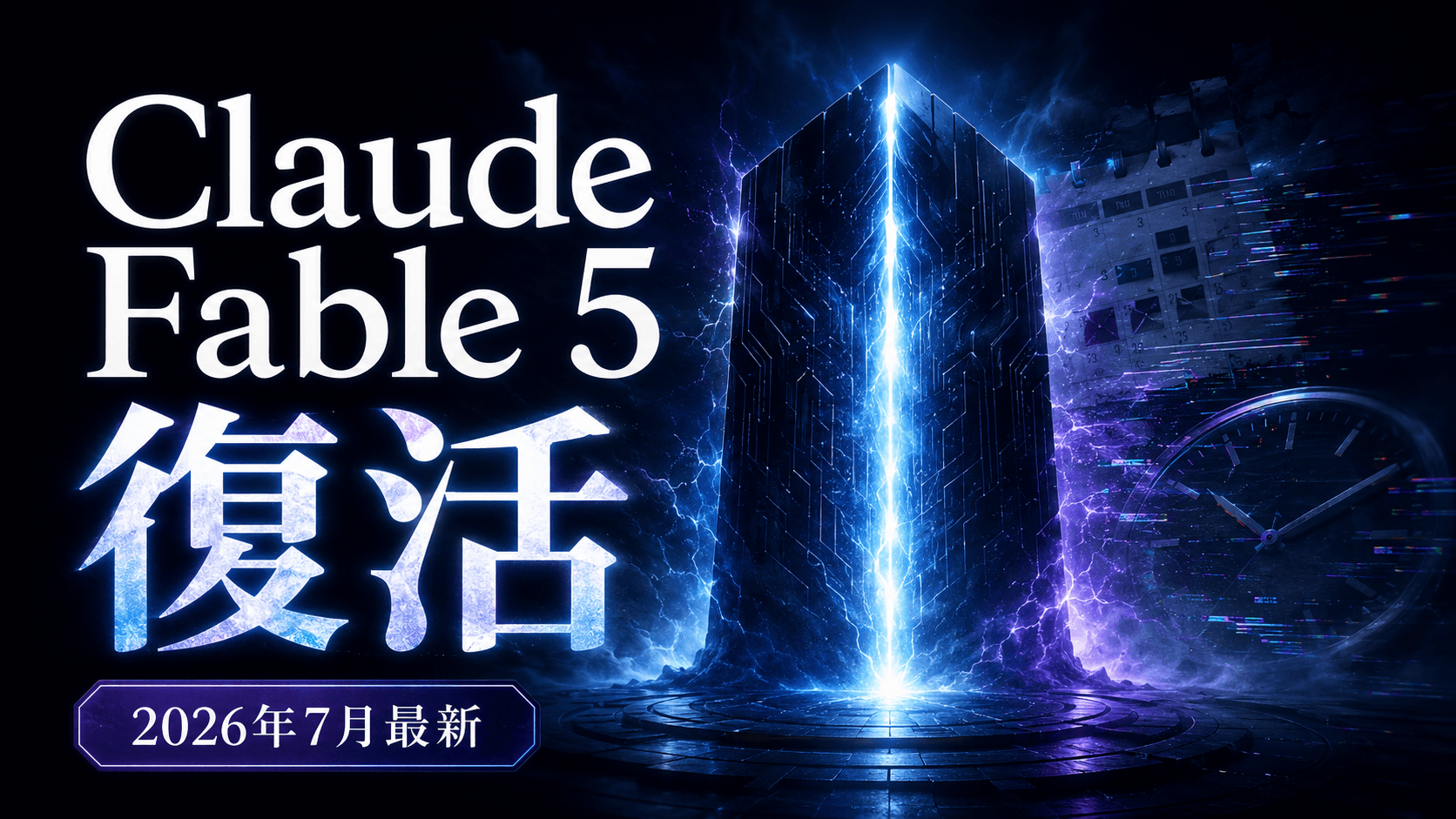 Claude Fable 5が、ついに復活。「3日で消えた“史上最強AI”」の全真相と、読み方・料金・使い方まで完全ガイド【2026年7月最新】